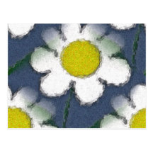 Crazy Daisy Love Postcard