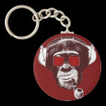 Crazy monkey porte-clés