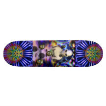 Création de Starburst Alein Plateau De Planche À Roulettes