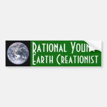 Creationist rationnel de la Jeune-Terre Autocollant Pour Voiture