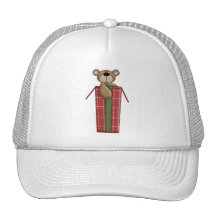 Créatures de Noël · Ours et boîte de nounours Casquettes