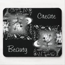 Créez la beauté par FlyingBeauties Tapis De Souris