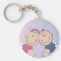 Créez votre propre conception de baby shower porte-clé