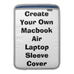 Créez votre propre couverture d'ordinateur portabl poche macbook