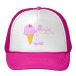 Crème glacée de sourire casquette