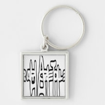 Créole Keychain de coup sec et dur du Haïti Porte-clef