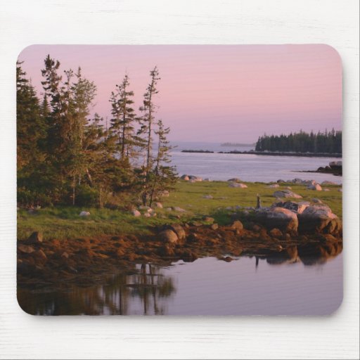 Crépuscule côtier tapis de souris