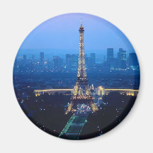 Crépuscule de Tour Eiffel Magnets