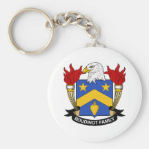 Crête de famille de Boudinot Porte-clefs