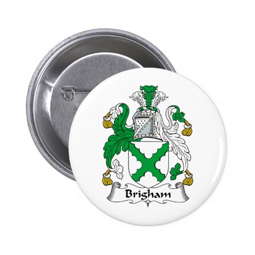 Crête de famille de Brigham Badges Avec Agrafe