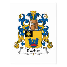 Crête de famille de Buchet Carte Postale