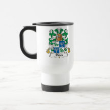 Crête de famille de Doux Tasses À Café