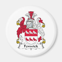 Crête de famille de Fenwick Aimant Pour Réfrigérateur