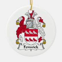 Crête de famille de Fenwick Ornement