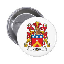 Crête de famille de Gallois Badges Avec Agrafe