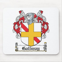 Crête de famille de Gallway Tapis De Souris