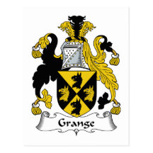 Crête de famille de grange cartes postales