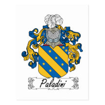 Crête de famille de Paladini Carte Postale