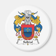Crête de famille de Sobral Aimants Pour Réfrigérateur