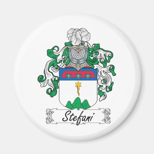Crête de famille de Stefani Aimant Pour Réfrigérateur