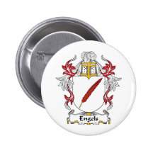 Crête de famille d'Engels Badges Avec Agrafe