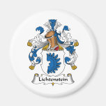 Crête de famille du Lichtenstein Magnets Pour Réfrigérateur