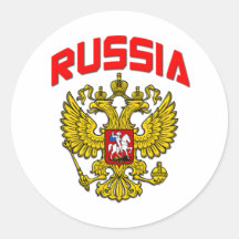 Crête de la Russie Adhésifs Ronds