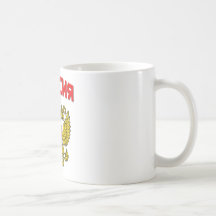 Crête Poccnr de la Russie Tasse À Café