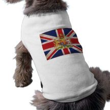 Crête royale sur l'union Jack Manteaux Pour Toutous