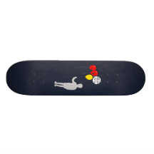 Crétins de ballon skateboard customisable