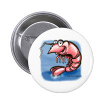 Crevette badges publicitaires