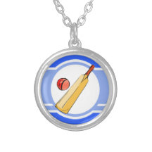 Cricket ; bleu colliers personnalisés
