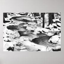 "Crique affiche en hiver"