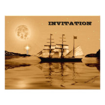 Crique de pirate carton d'invitation