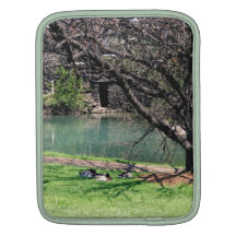 Crique de ressort de caverne housses iPad