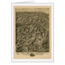 Crique d'estropié, carte panoramique de Co - 1895