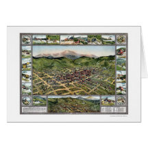 Crique d'estropié, carte panoramique de Co - 1896