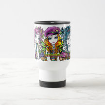 "Cristal, ensoleillé, tasse de fée d'arc-en-ciel d