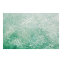 Cristaux de flocon de neige papier à lettre
