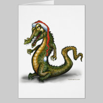 Crocodile de Noël cartes