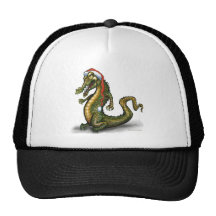 Crocodile de Noël Casquette