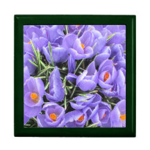 CROCUS FLORAL BOÎTES À BIJOUX