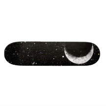 Croissant de lune plateaux de planche à roulettes