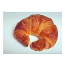 Croissant délicieux invitation personnalisée
