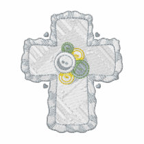 Croix de bébé polos brodés