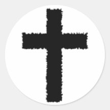 croix déchirée adhésifs