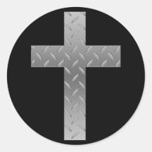 croix en métal adhésif