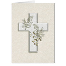 Croix et colombes de KRW Cartes De Vœux