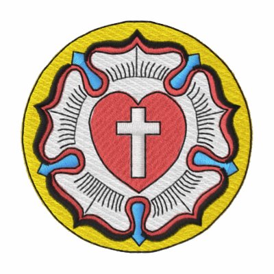 Croix luthérienne polo brodé