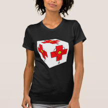 CROIX MÉDICALE DE CUBE T-SHIRTS